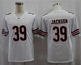 Nike Bears 39 Eddie Jackson White Vapor Untouchable Limited Jersey,baseball caps,new era cap wholesale,wholesale hats